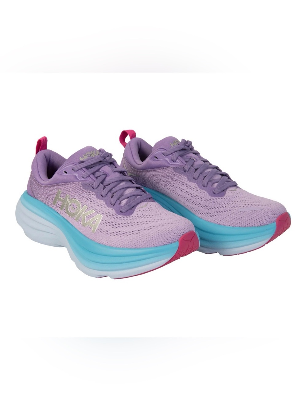 Hoka Bondi 8 Chalk Violet/Pastel Lilac Women's Running Shoes Size 8.5